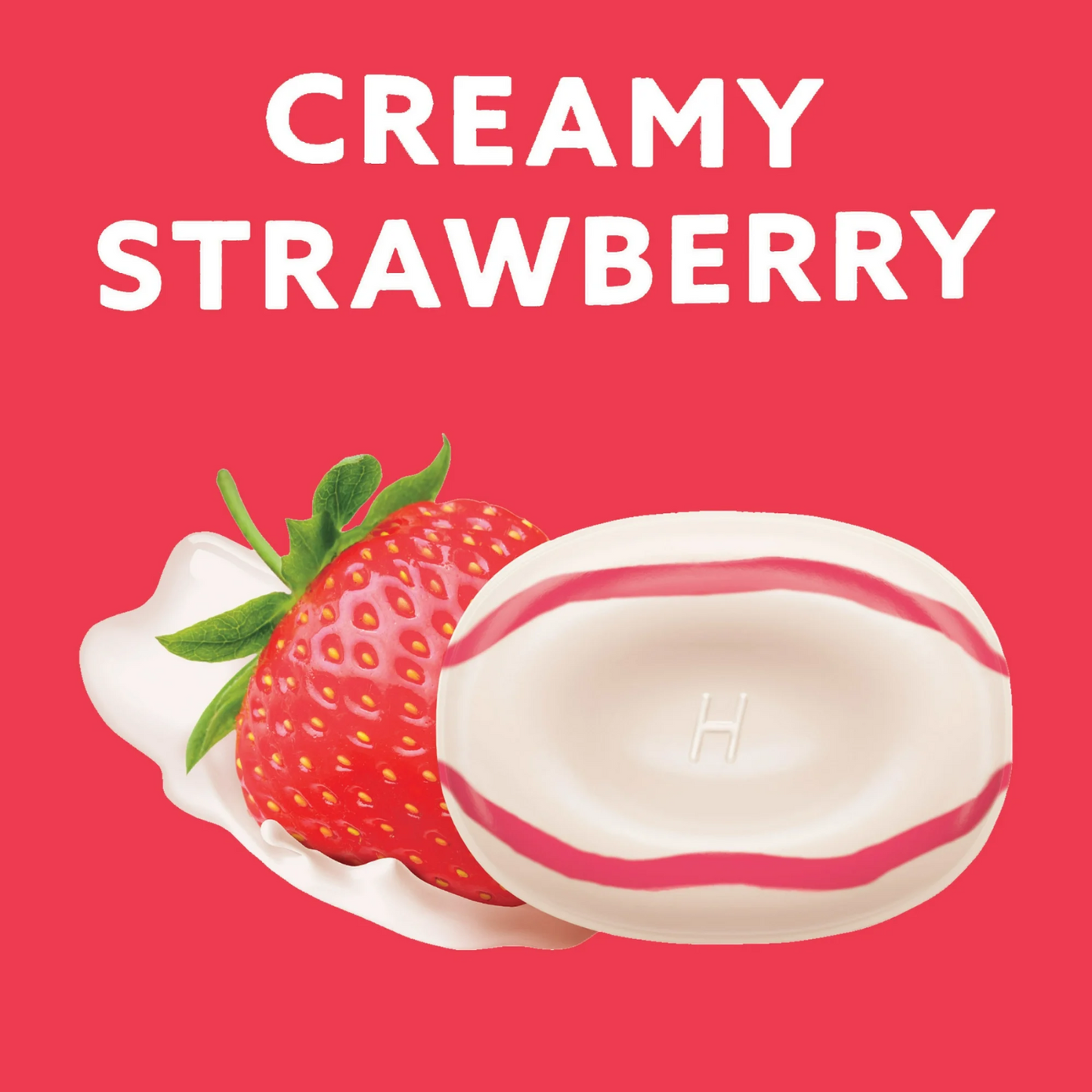 Halls Throat Soothing Creamy Strawberry-Cough Drops for Throat (Formerly Fruit Breezers) 25ct (Pack of 1)